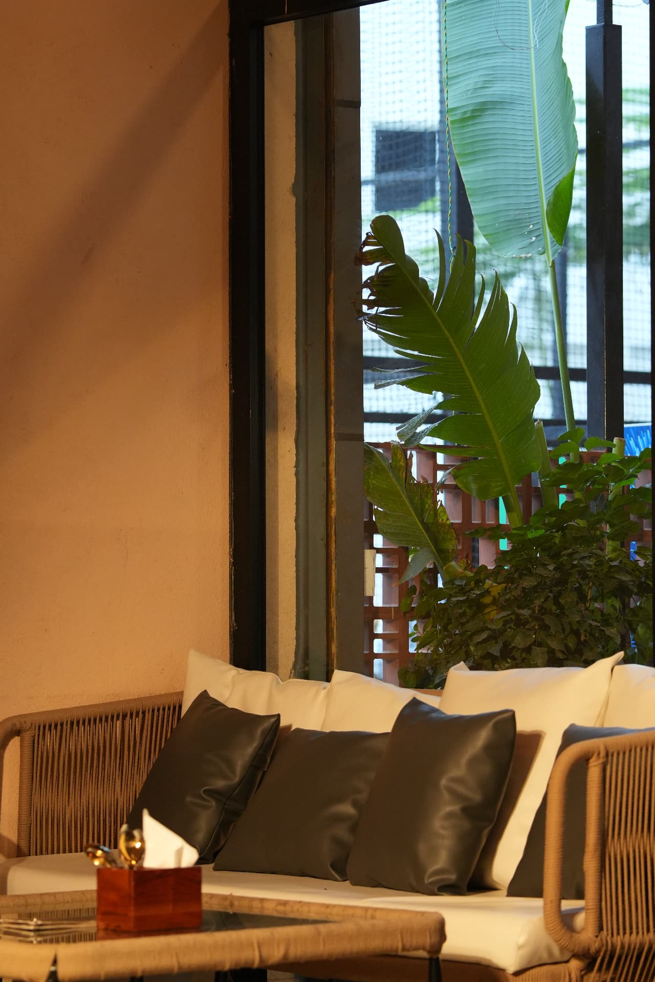 The warm interior of Alkemy cafe